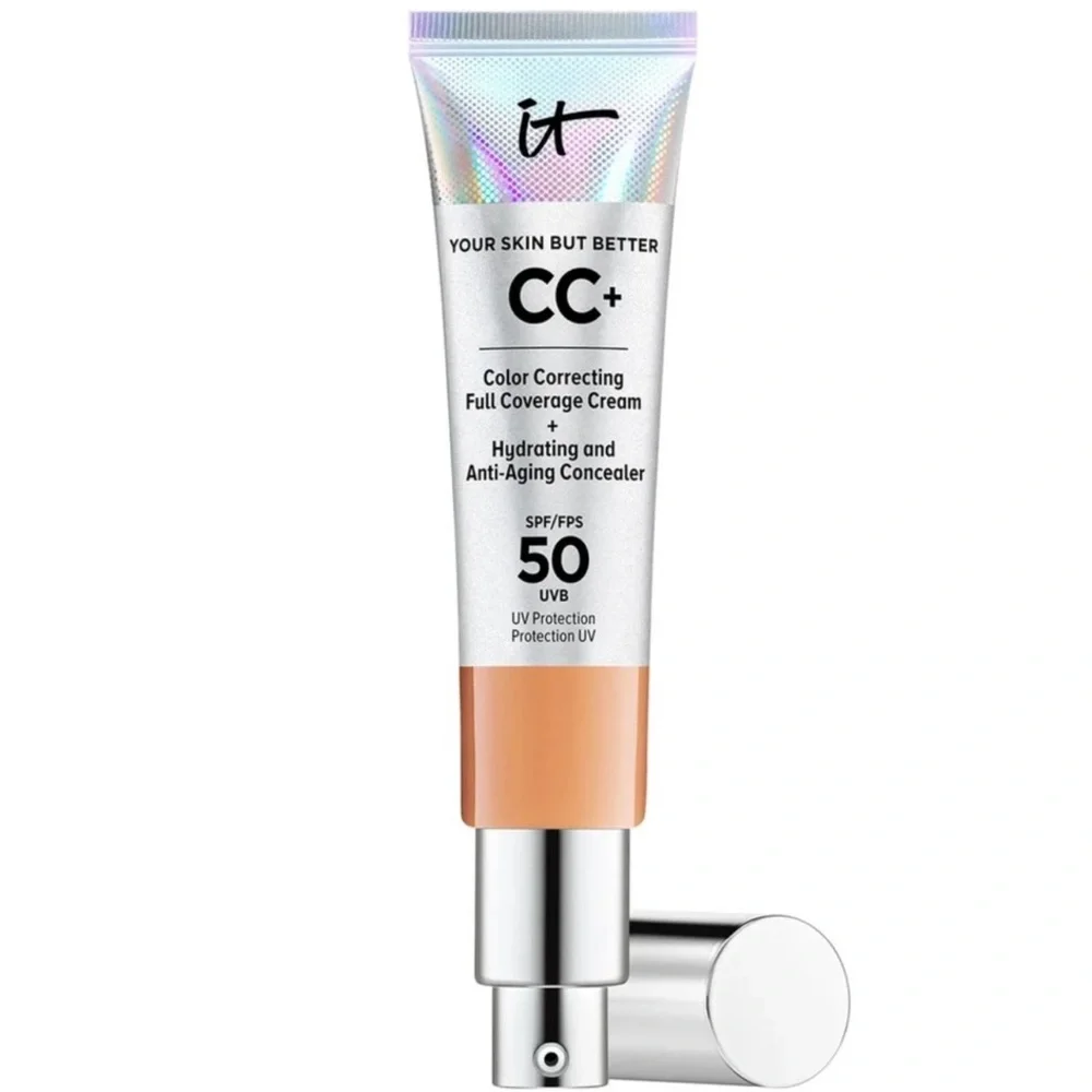 IT Cosmetics CC Cream SPF 50+ Color Tan Full Size 1.08 Fl Oz New